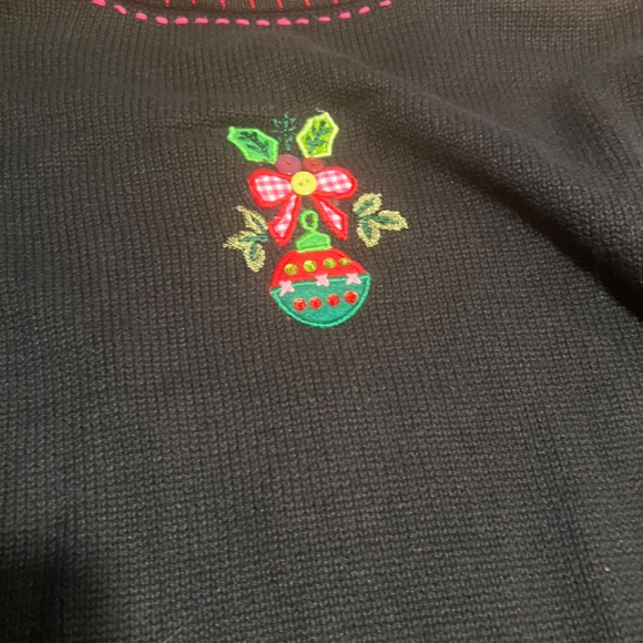 Quaker Factory Christmas Vintage Sweater - Picture 6 of 6